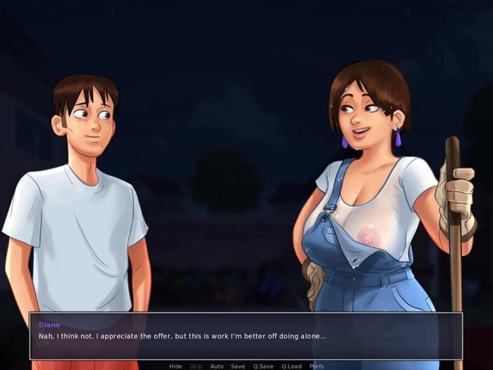 Dirty GamesXxX: Summertime Saga: 정원에서 따먹히는 음란한 미시 밀프 ep.23
