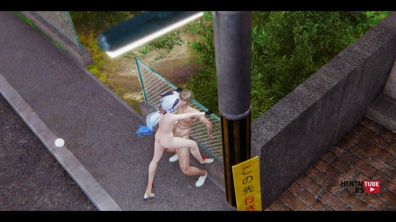 HentaiTubes: Genshin Impact Hentai - Ganyu se fait baiser dans la rue -...