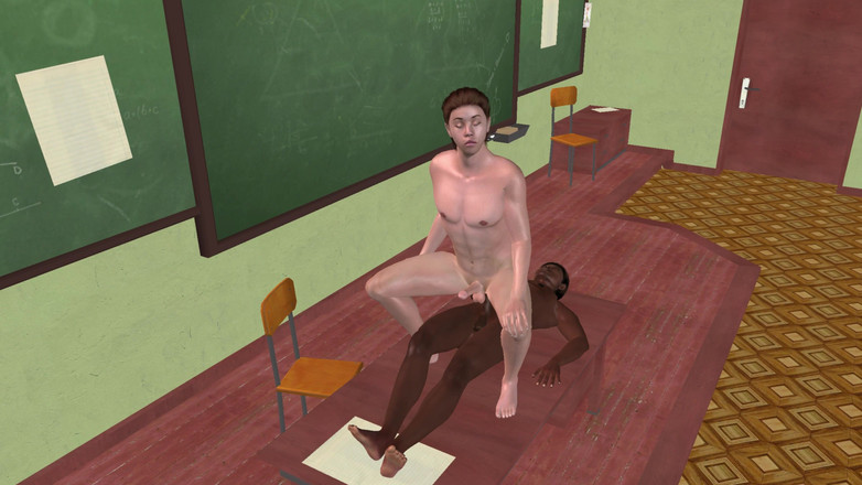 LustMen: Escena gay animada en 3D - paseo confiado y química cruda