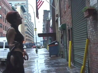 Girl on Girl: Horny dominatrix babes find slut with massive tits while getting...