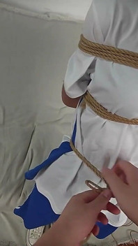 ฟุตเทจเบื้องหลังการถ่ายภาพชุดนักเรียนของแฟนสาวน่ารัก