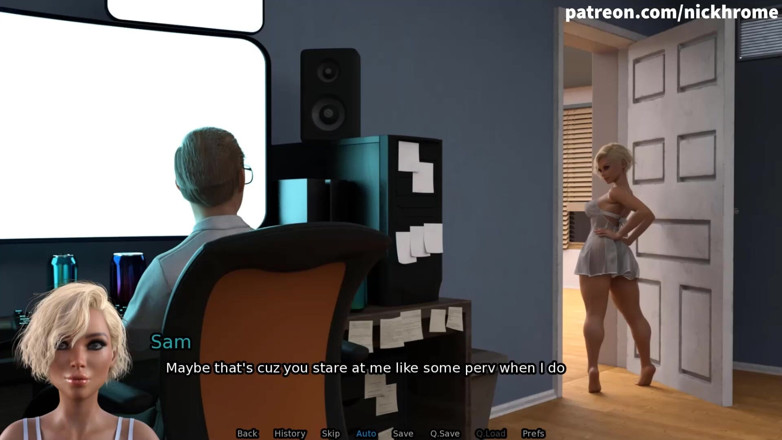 Visual Novels: SexBot 32 - țâțele uriașe ale profesorului