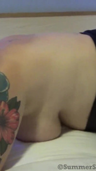Horny busty BBW slut summer creampie fuck