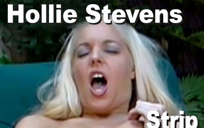 Edge Interactive Publishing: Hollie Stevens strip pink masturbuje