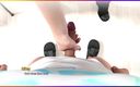 3D Cartoon Porn: College Kings 3 - Dreaming of Riley - Obciąganie, footjob i seks zza...