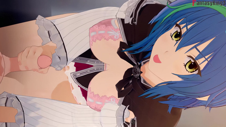 Fantasy king: Xenovia und Issei ficken in den Badezimmern, Rias findet es...