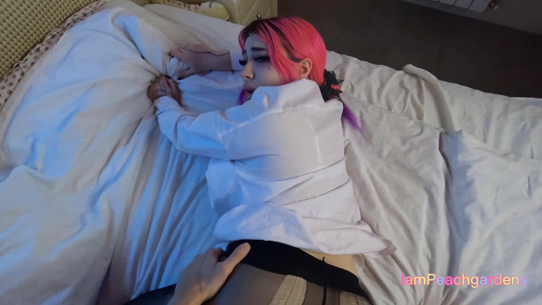 Peachgardens: My Stepsister Came Tired From Study and I Fucked Her...