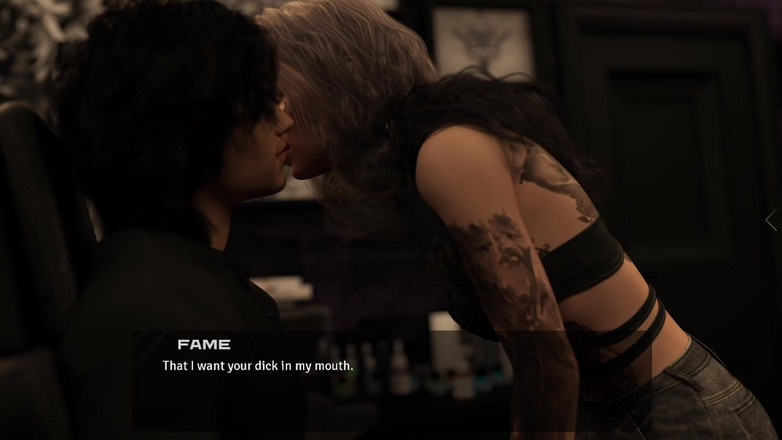 AVN Teller: Beweeg de kettingen # 15 - twee gothic-tatoeëerder deelt een grote blanke pik