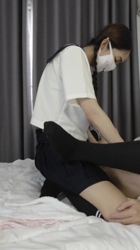 Ladyboy Japanese Student in Sailor Uniform Ep3: Woman on Top and Missionary