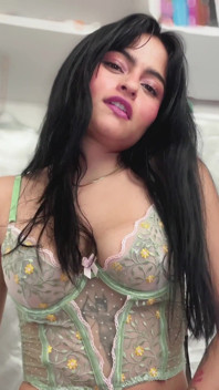POV Petite Latina Stretches Tight Pussy with a Super Realistic and Incredibly Thick Dildo / Extreme Gaping