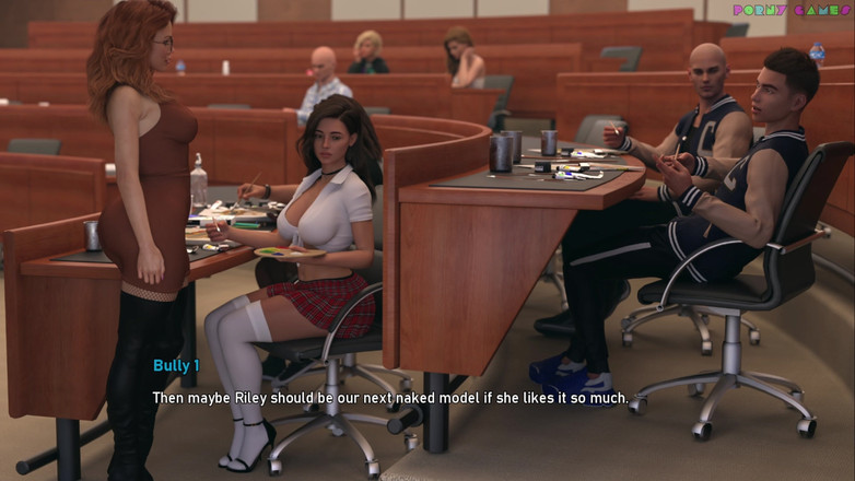 Porny Games: fooxied的步骤 - 收集了另一笔付款，莱利想要它深 21