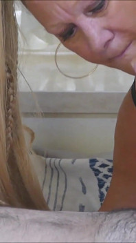 Filthy Sloppy Blowjob and Fucking with Guy in His Caravan