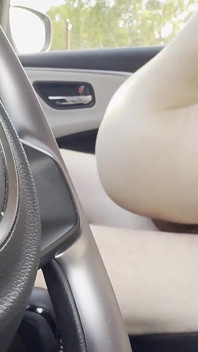 Romantic Car Sex with Asian Teen and Big Creampie