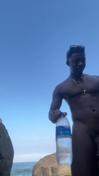 Exhibitionism on the Beach 10 Inches Dick BBC