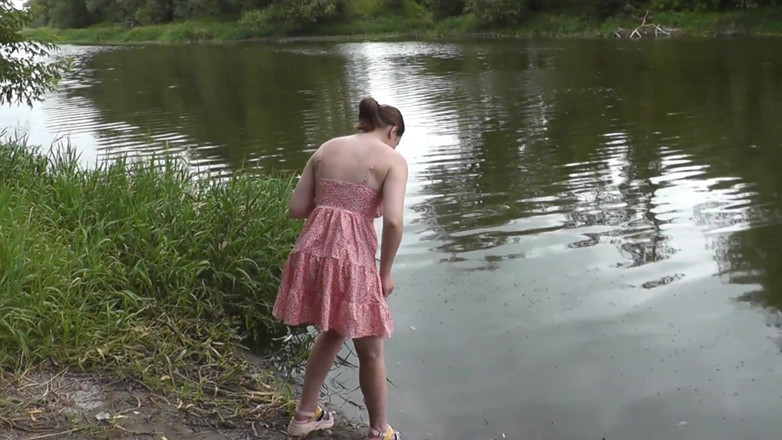 Assol: Solo Camping Without Panties