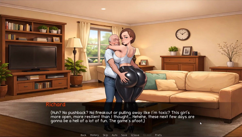 Cumming Gaming: Jogo de Lição do Vovô Hentai Tabu Ep.1 Padrasto Tem...