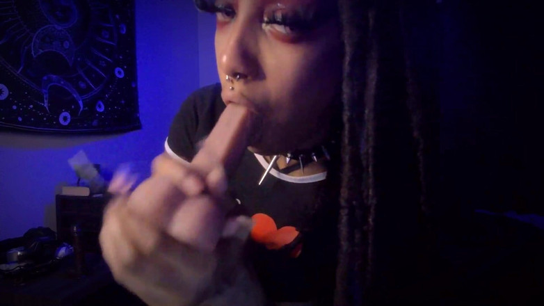 Shorty Laveau: Giro completo - grandi tette ragazza gotica ebano