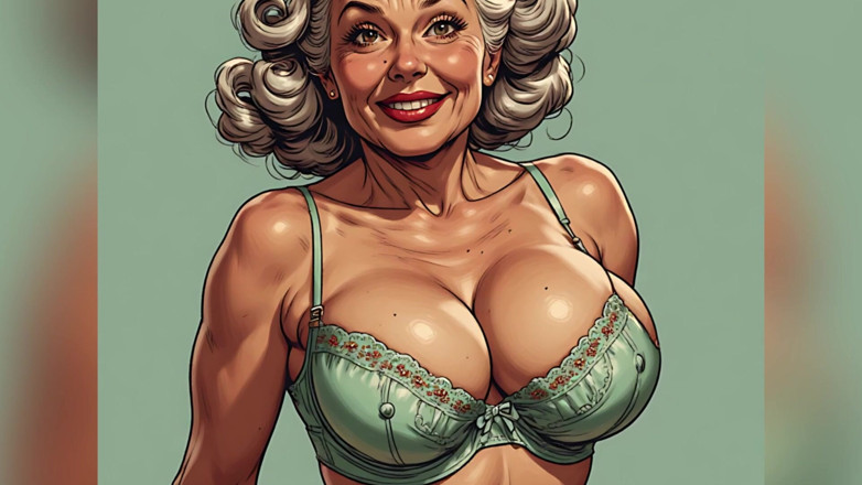 AI Porn: ศิลปะย้อนยุค Pinup Bra และกางเกงใน