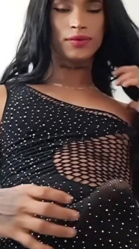 Brunette Latina Girl Sticks Her Finger in Her Ass and Explodes a Lot of Milk
