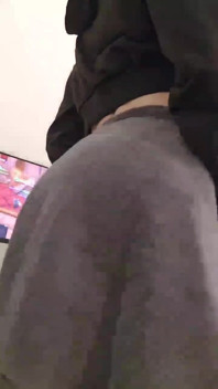 Cute Bubble Butt Femboy Showing His Big Ass