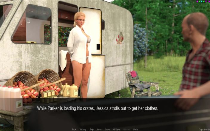 Porny Games: Jessica o'neil的硬新闻被阻止 - 和老人一起去果园 19