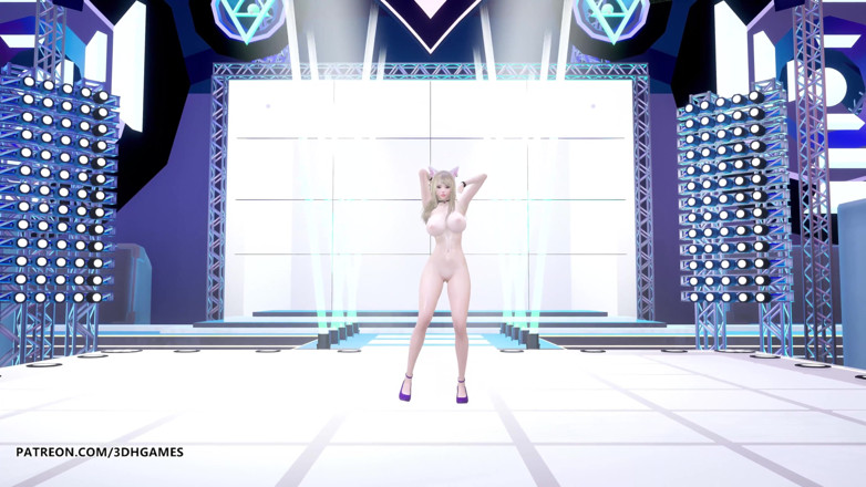 3D-Hentai Games: [MMD] Kep1er - Вгору! Арі Серафін Кайса гаряча гола танцювальна ліга легенд kda allout