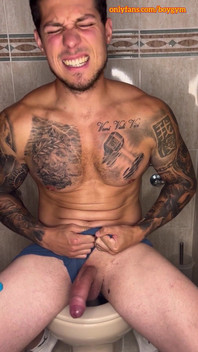 Big Cock Cum with No Touch