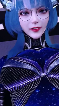 3D 거유 걸레 코스프레 모델 쇼 그녀의 새로운 완벽한 문신