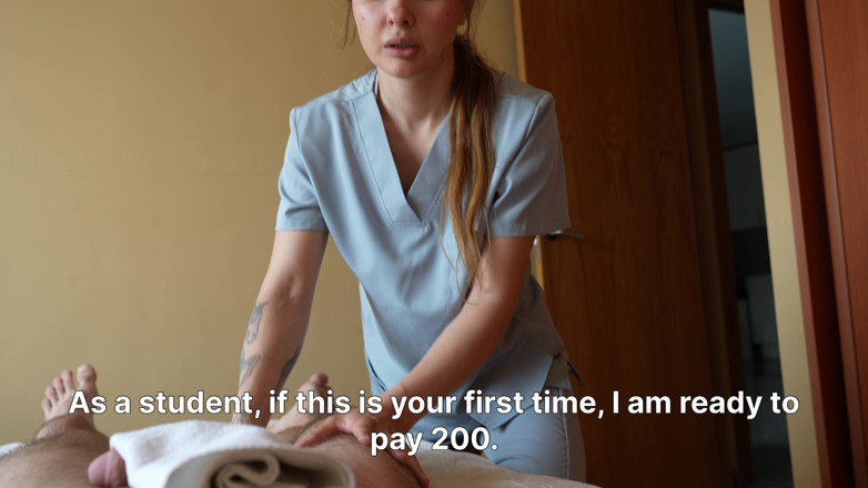 Alexa Poshspicy: Fizyoterapist Bana Ekstra Bonus Olarak Mutlu Sonlu Bir Masaj Yapıyor.