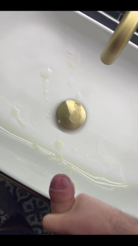 Here Is My Cumshot From Last Night. Who Is Going to Lick It up First?