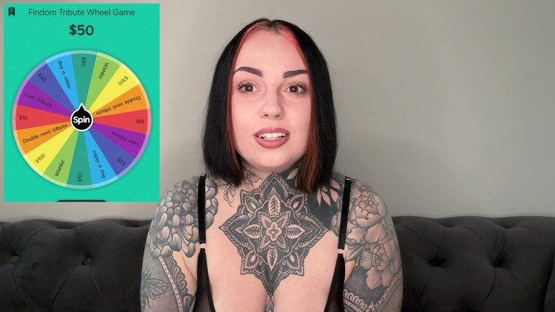 Miss Valentina: Permainan Findom Tribute Wheel