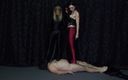 NM fetish femdom videos by Princess Nikki Cruel: Дві брудні фемдоми топчуть свого раба