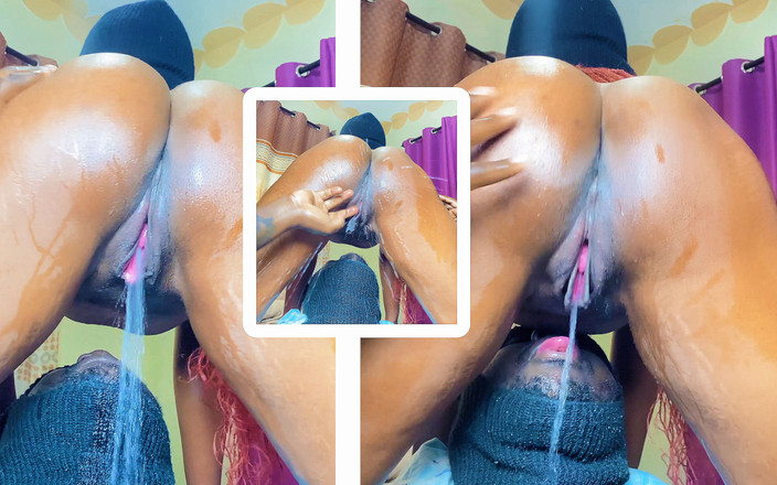 Afrocummy: Ach kurva, já stříkám tati, nezastavuj!