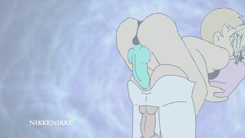 Nikkenikke animation: Інтенсивний хентай, пеггінг, моя дівчина трахає мене, як повію, своїм великим ділдо зі страпоном.