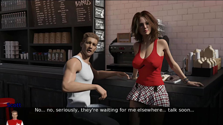 Visual Novels: Big citys pleasures part 15 - footjob