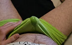 Cum in My Green Boxers!