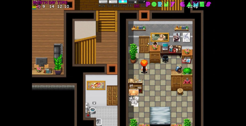 Porny Games: Kehidupan Baru saya: REVAMP - seks di kedai manga (9)