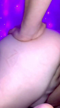 Little Cum Slut MILF Gets a Creampie From the Back