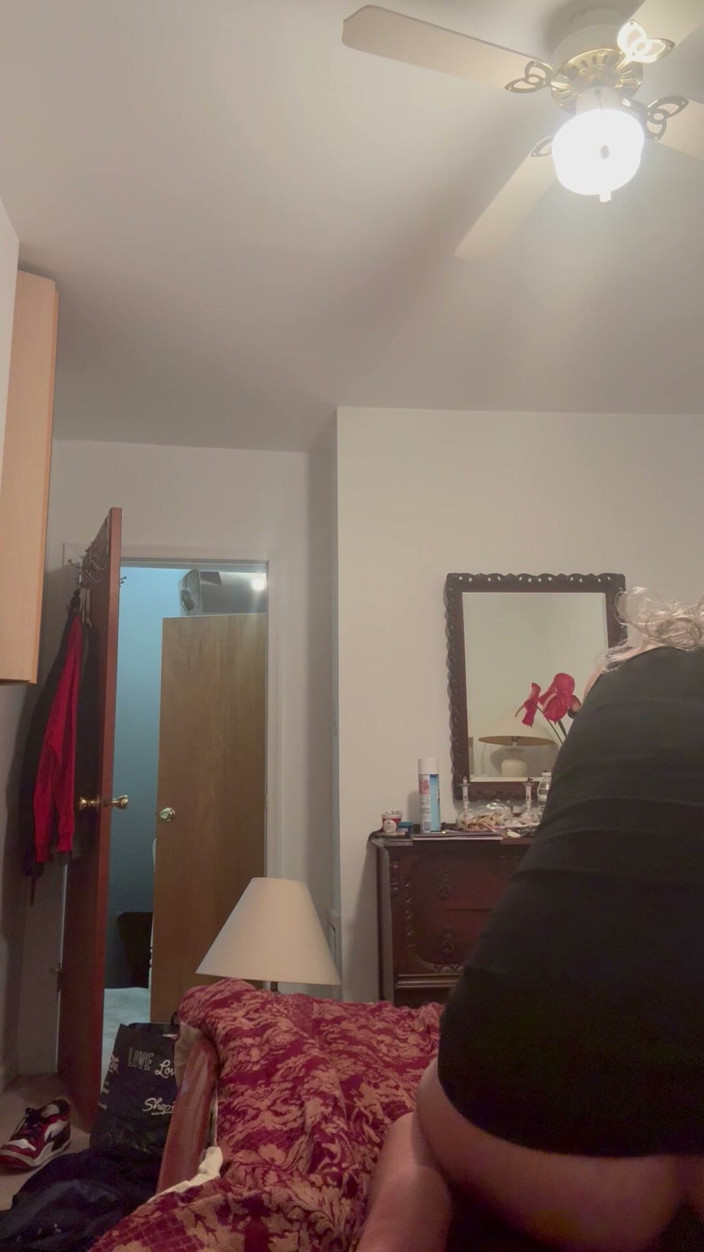 Kinky39: Black dress riding