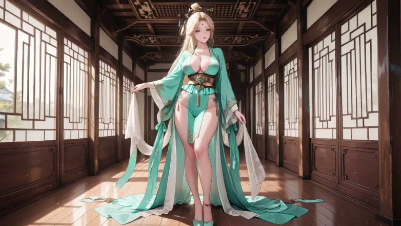 Tay Swift X: The Lazy Secret Under the Teal Robe, Sunlit Bathroom She...