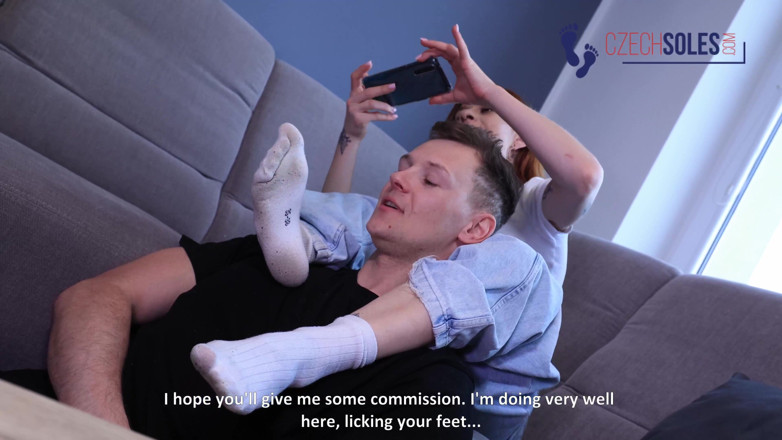 Czech Soles - foot fetish content: Couple's First Foot Fetish Content Making Job