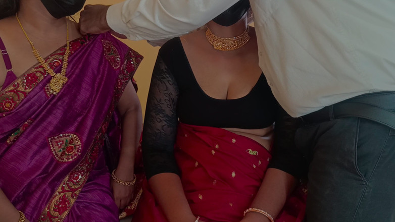 Laxi ammu: Video seks threesome ibu rumah tangga yang super hot!