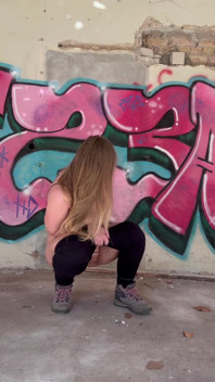 Pure nervenkitzel! Meine erste masturbation an einem lost place!!