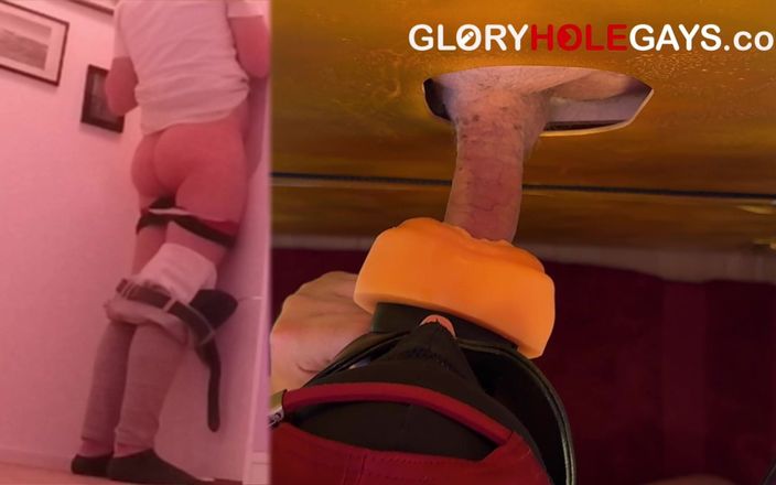 GLORYHOLEGAYS: 22 anni segretamente guardando porno - viene ciucciata duramente al gloryhole