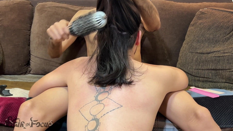 Fito Torres: Long Hair Worship &amp; Sensory Brushing by Male Hands