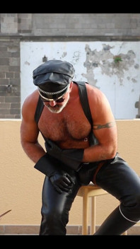 Mike in Leather