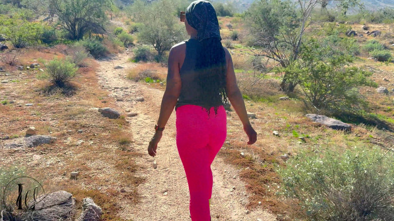 LyricsWay: Темношкіра пара в походах на свіже повітря та порнозірок