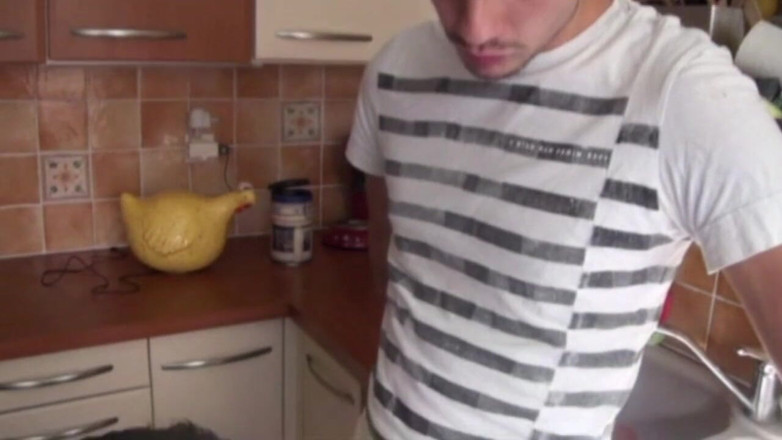 Crunch Boy: Twinks fuck in my kitchen