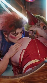 Clown Orgy: Oral, Spit & Strap Ons