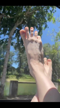 For My Feet Lovers Would You Put Some Oil on and Massage Them for Me?